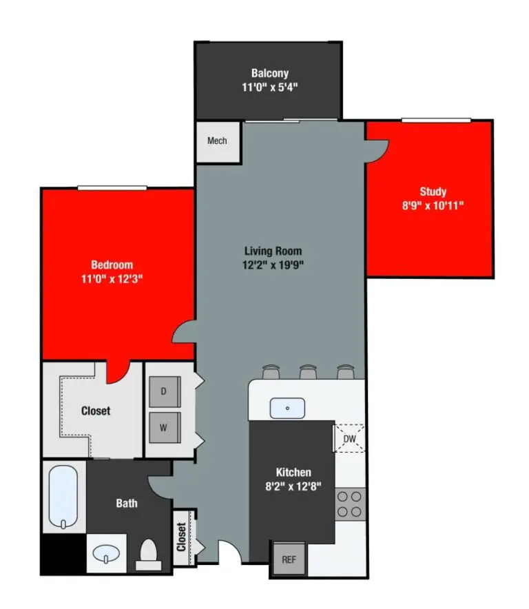 Apartments For Rent TGM NorthShore - Grand with study ...
