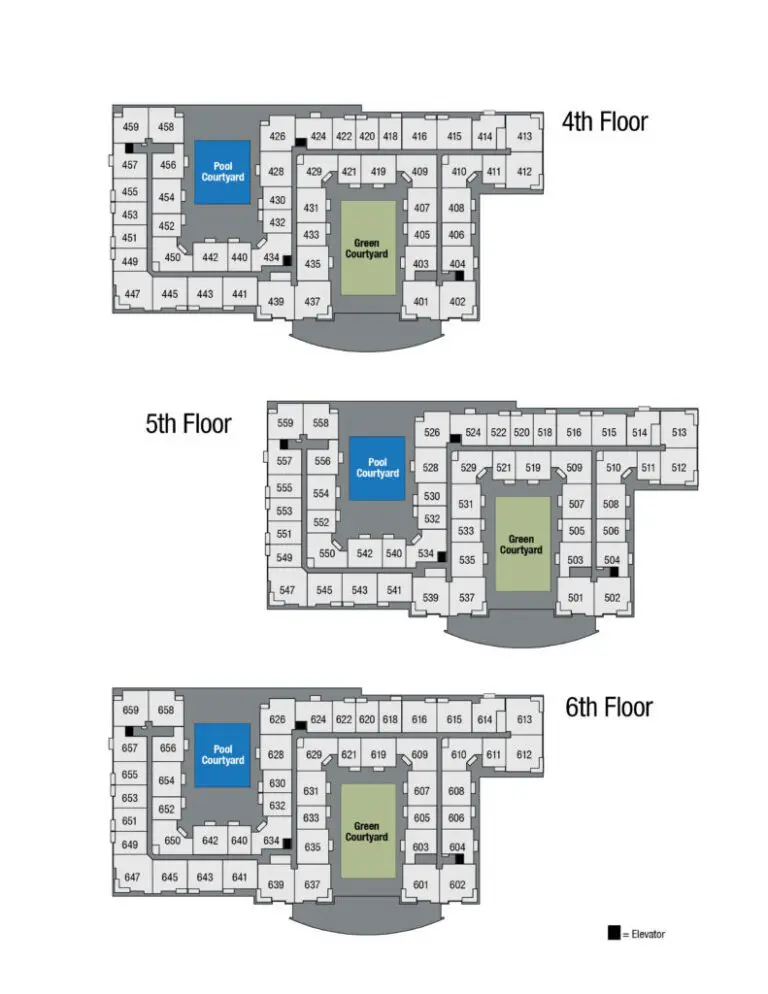 This image shows the site map 5 of TGM NorthShore in Northbrook, IL.