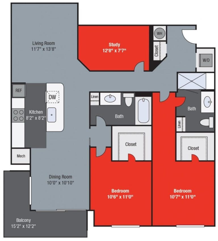 Apartments For Rent TGM NorthShore - State with study ...